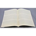 Notenpapier Bach-Format hoch 3x5 Systeme 24x32,5 cm Systeme Quintett (5 B�gen)