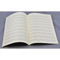 Notenpapier DIN A4 hoch 9x6 Systeme 21x29,7 cm f�r Laute (5 B�gen)