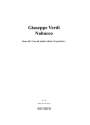 Nabucco f�r Soli, Chor und Orchester Chorpartitur (M�nnerchor)