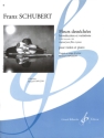 Fleurs dessechees Introduction et variations D802 oppost.160 pour violon et piano