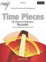 Time Pieces vol.1 Grades 1-3 for descant/soprano recorder and piano