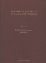Denkm�ler der Musik in Baden-Wuerttemberg Band 16 Fr�he M�rike-Vertonungen 1832-1856 gebunden