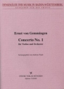 Concerto Nr.1  f�r Violine und Orchester Partitur