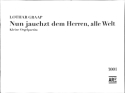 Nun jauchzet dem Herren alle Welt f�r Orgel