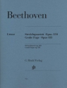 Streichquartett B-Dur und Gro�e Fuge (Stimmen)