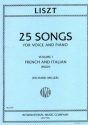 25 songs vol.1 (French and italien songs) for high voice and Piano