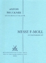 Messe f-Moll f�r Sopran, Ba�, Chor und Orchester Revisionsbericht