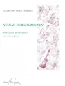 Sonatina bulgarica pour violon et guitare Collection Pablo Marquez