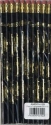 Pencil trumpet black/golden   set of 10