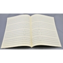 Notenpapier Bach-Format hoch 4x4 Systeme 24x32,5 cm Systeme Quartett