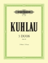 Duos op.80: f�r 2 Fl�ten Spielpartitur