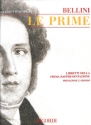 Le prime opera libretti della prima rappresentazione