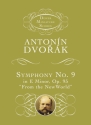 Symphony e minor no.9 op.95 for orchestra study score