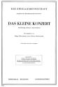 Das kleine Konzert kleine Spielst�cke f�r Akkordeonorchester Partitur