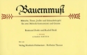 Bauernmusi Band 1 f�r 2 Melodieinstrumente und Gitarre 2. Stimme