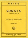 Sonata a major op.36 for cello and piano ROSE, LEONARD, ED.