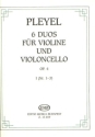 6 Duos op.4 Band 1 (Nr.1-3) f�r Violine und Violoncello
