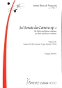 Sei Sonate da Camera op.1 f�r Fl�te und Bc