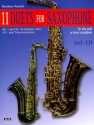 11 Duets (+CD) f�r 2 gleiche Saxophone oder Alt- und Tenorsaxophon Partitur und Stimme