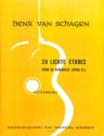 20 LICHTE ETUDES VOOR DE GITAARLES (OPUS 31)
