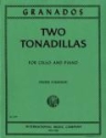 2 Tonadillas for cello and piano FOURNIER, PIERRE, ED.