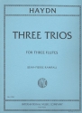 3  Trios for 3 flutes parts