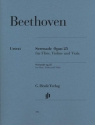 Serenade op.25 f�r Fl�te, Violine und Viola Stimmen