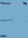 12 �tudes d'interpretation vol.2 pour piano