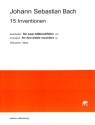 15 zweistimmige Inventionen f�r 2 Altblockfl�ten Spielpartitur