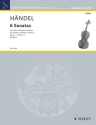 6 Sonaten Band 1 f�r Violine und Klavier