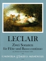 2 Sonaten aus Premier livre de sonates f�r Fl�te und Bc