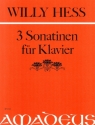 3 Sonatinen op.114 f�r Klavier (G-Dur, F-Dur, a-Moll)