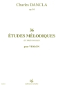 36 �tudes m�lodiques et tr�s faciles op.84  pour violon