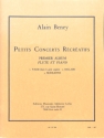 PETITS CONCERTS RECREATIFS 1ER ALBUM POUR FLUTE ET PIANO