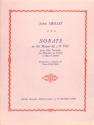 SONATE EN SOL MAJEUR OP.3,8 POUR FLUTE TRAVERSIERE (HAUTBOIS, VL) ET BASSE CONTINUE                 ALJ