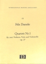 Streichquartett Nr.1 op.27 Partitur und Stimmen