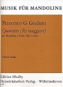 QUARTETTO RE MAGGIORE PER MANDO- LINO, VIOLINO, VIOLA E LIUTO HLADKY, V., ED.    - 4 STIMMEN -