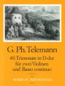 Triosonate D-Dur Nr.40 f�r 2 violinen und Bc