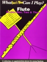 WHAT JAZZ'N'BLUES CAN I PLAY GRADES 1-3 FOR FLUTE AND PIANO MUMFORD, MARK, ED