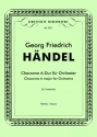 Chaconne A-Dur f�r Orchester Partitur