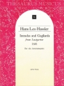 Intradas and Gagliarda (1601) for 5 instruments 6 scores