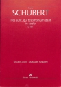 TRES SUNT QUI TESTIMONIUM DANT IN COELO D181 FUER CHOR UND Orchester,  Klavierauszug