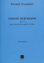 Concert re majeur op.21 pour violon et quatuor � cordes parties