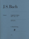 6 Englische Suiten BWV806-811 f�r Klavier (ohne Fingersatz)