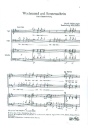 WOCHENEND UND SONNENSCHEIN f�r M�nnerchor und Klavier Klavierpartitur