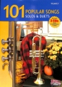 101 popular Songs (+ 3 CD's): for 1-2 trumpets score