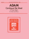 Cantique de Noel for high voice and piano (en/fr)