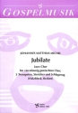 Jubilate Jazz-Chor f�r gem Chor, 3 Trp, Streicher, Schlagzeug (Holzblock, Becken) partitur