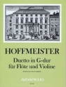 Duett G-Dur f�r Fl�te und Violine Partitur und Stimmen