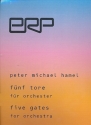 5 Tore f�r Orchester Partitur